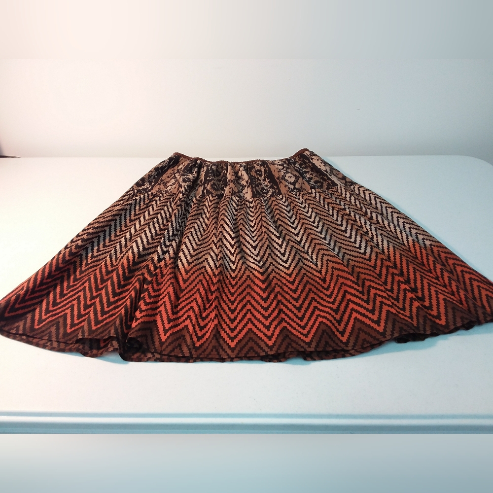 Women's New Direction Multicolored Skirt Size L - Picture 3 of 5